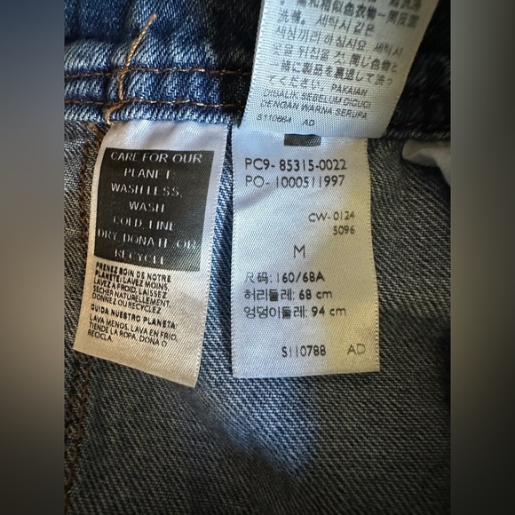 Levi Strauss Denim Overalls Size Medium - Picture 5 of 5